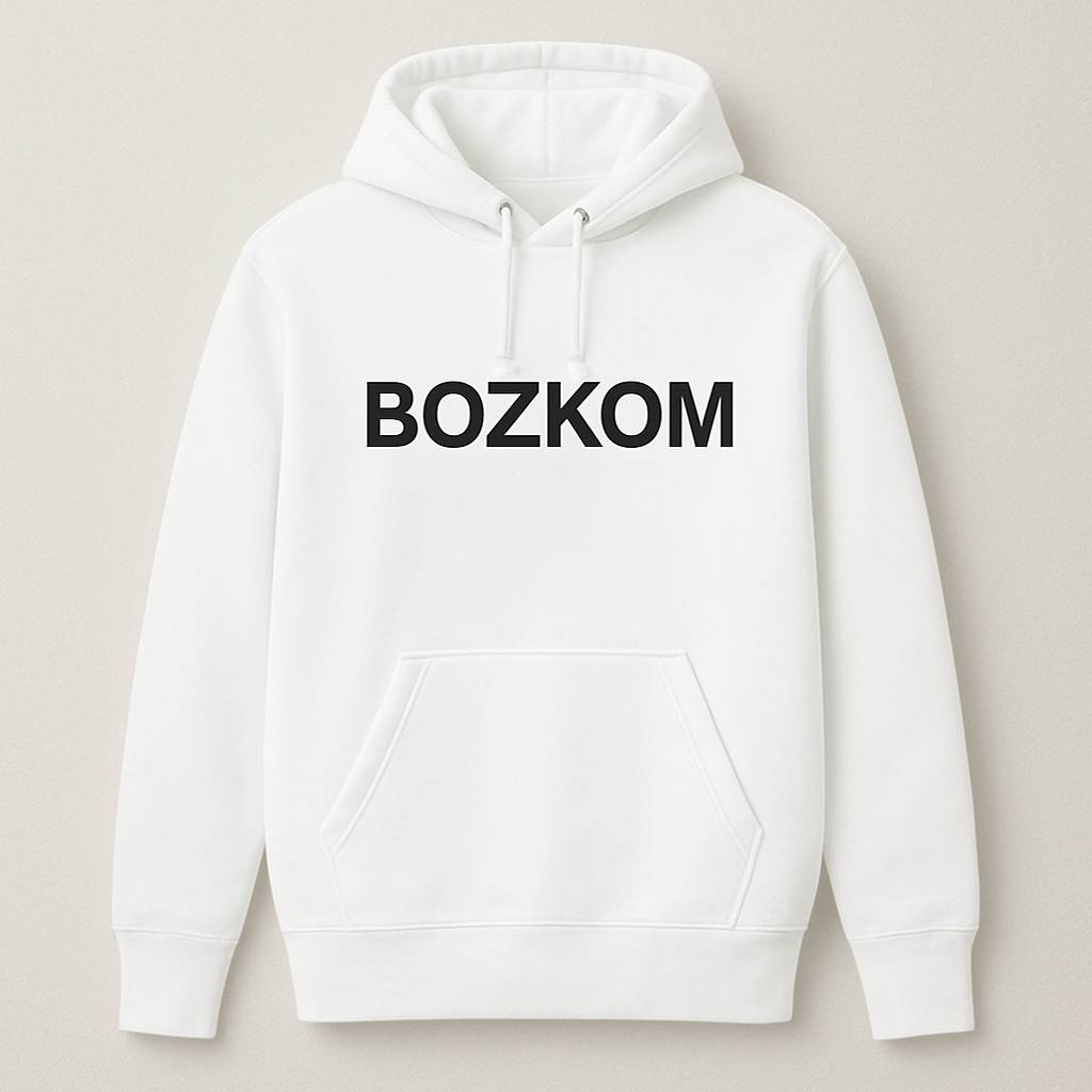 White Bozkom Hoodie