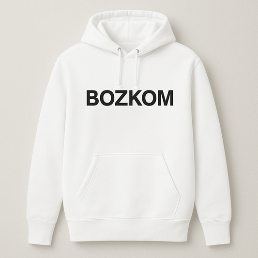 White Bozkom Hoodie