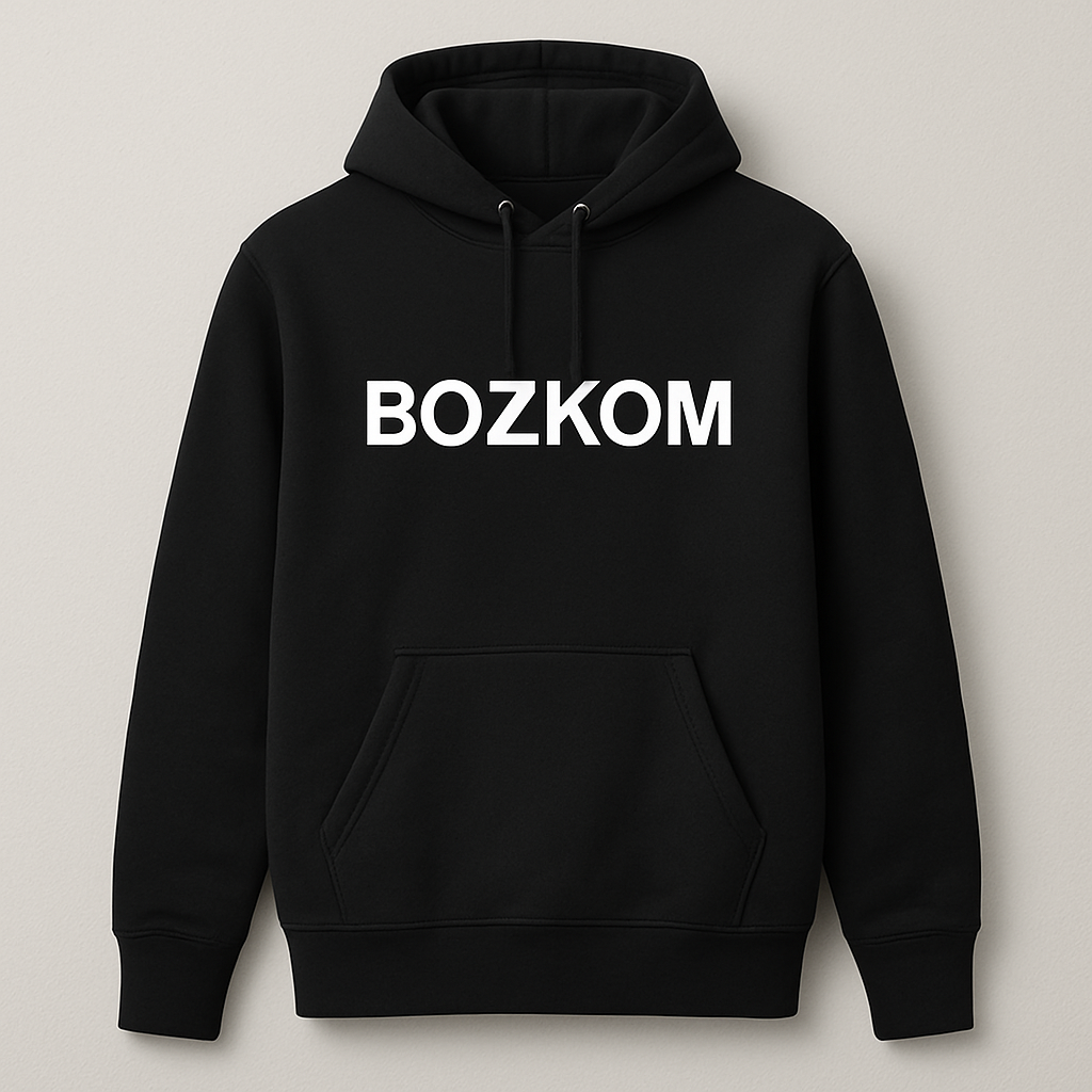 Black Bozkom Hoodie
