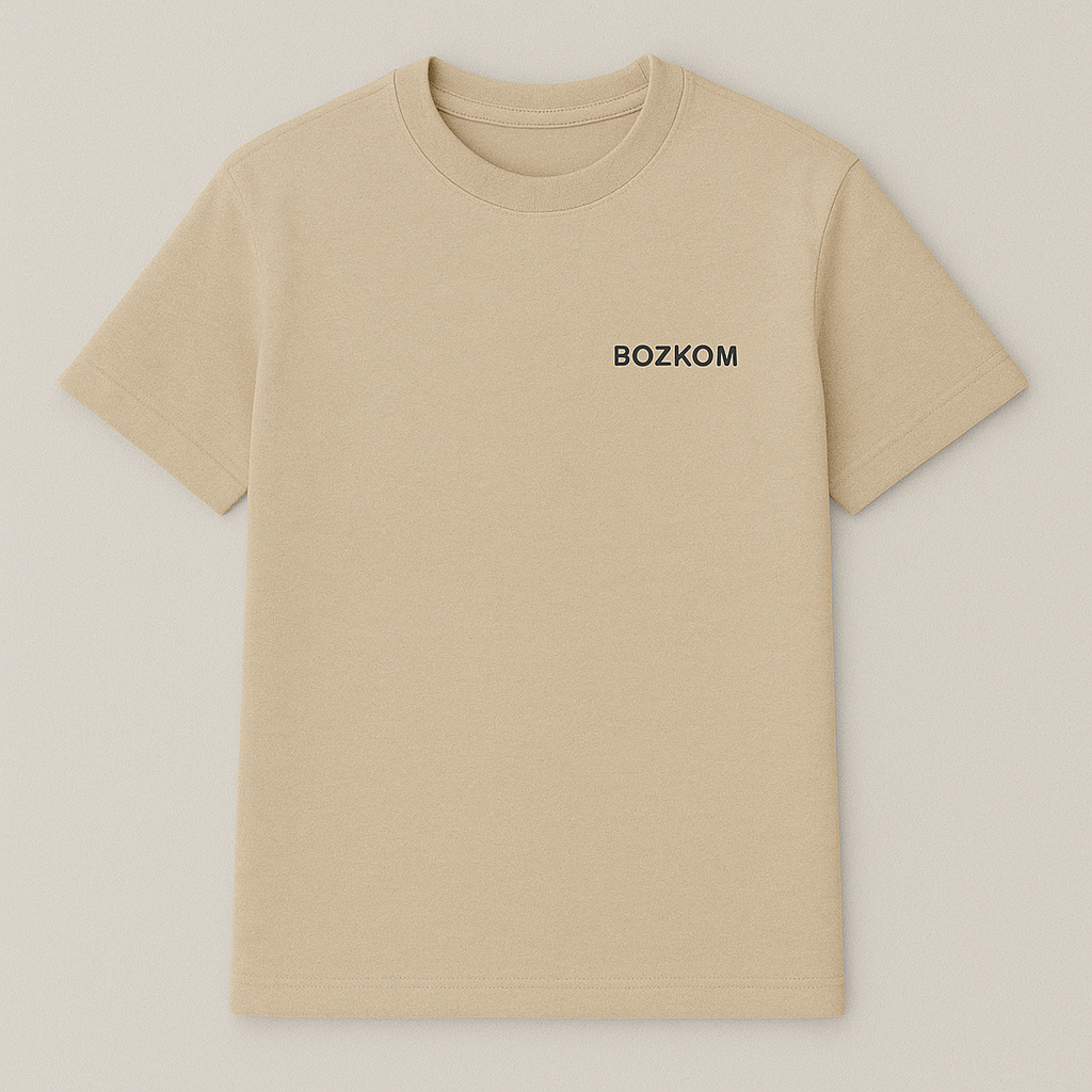 Beige Short Sleeve T-shirt