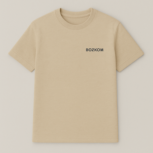 Beige Short Sleeve T-shirt